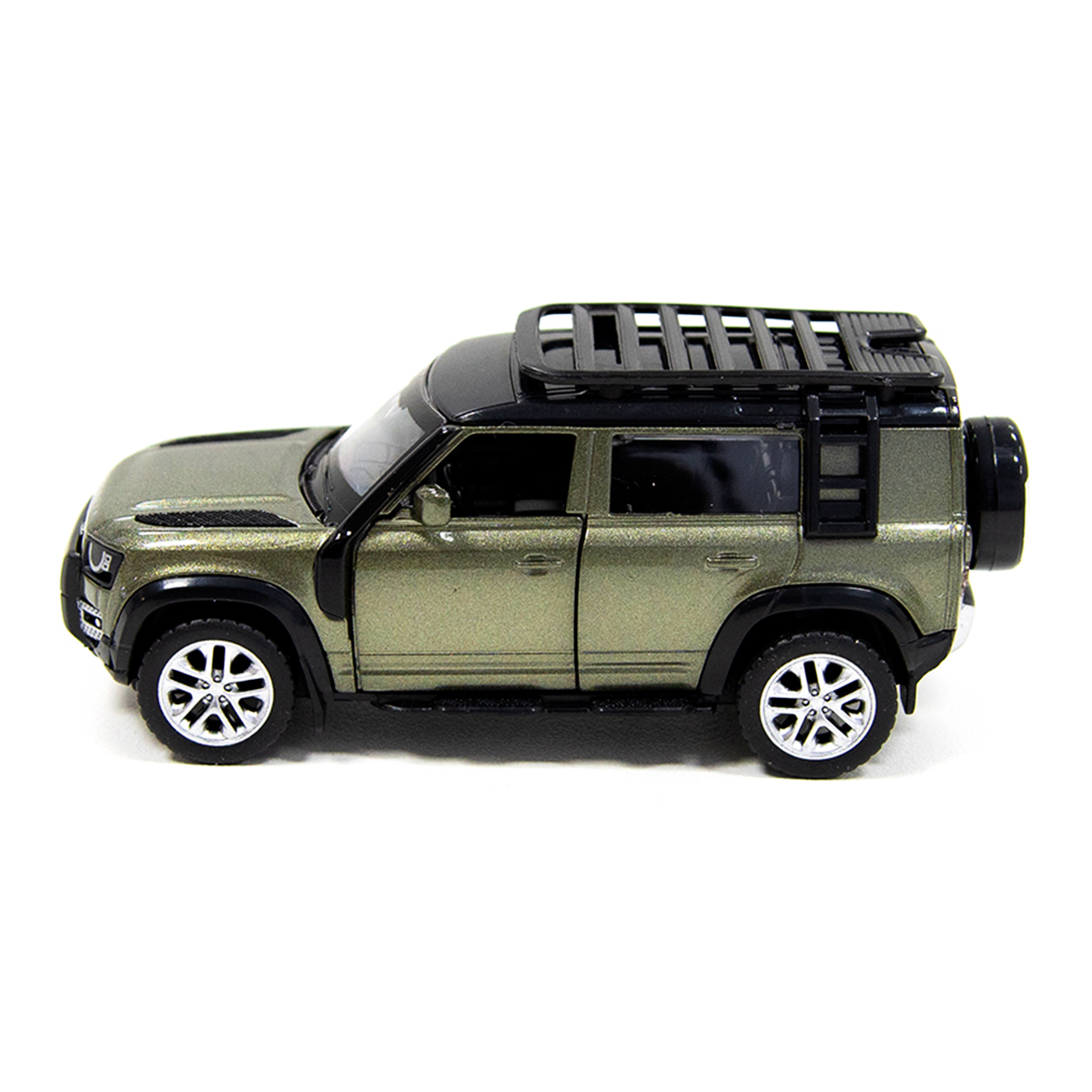 Автомодель Land Rover Defender 110 Techno Drive металева Зелена — превʼю 5