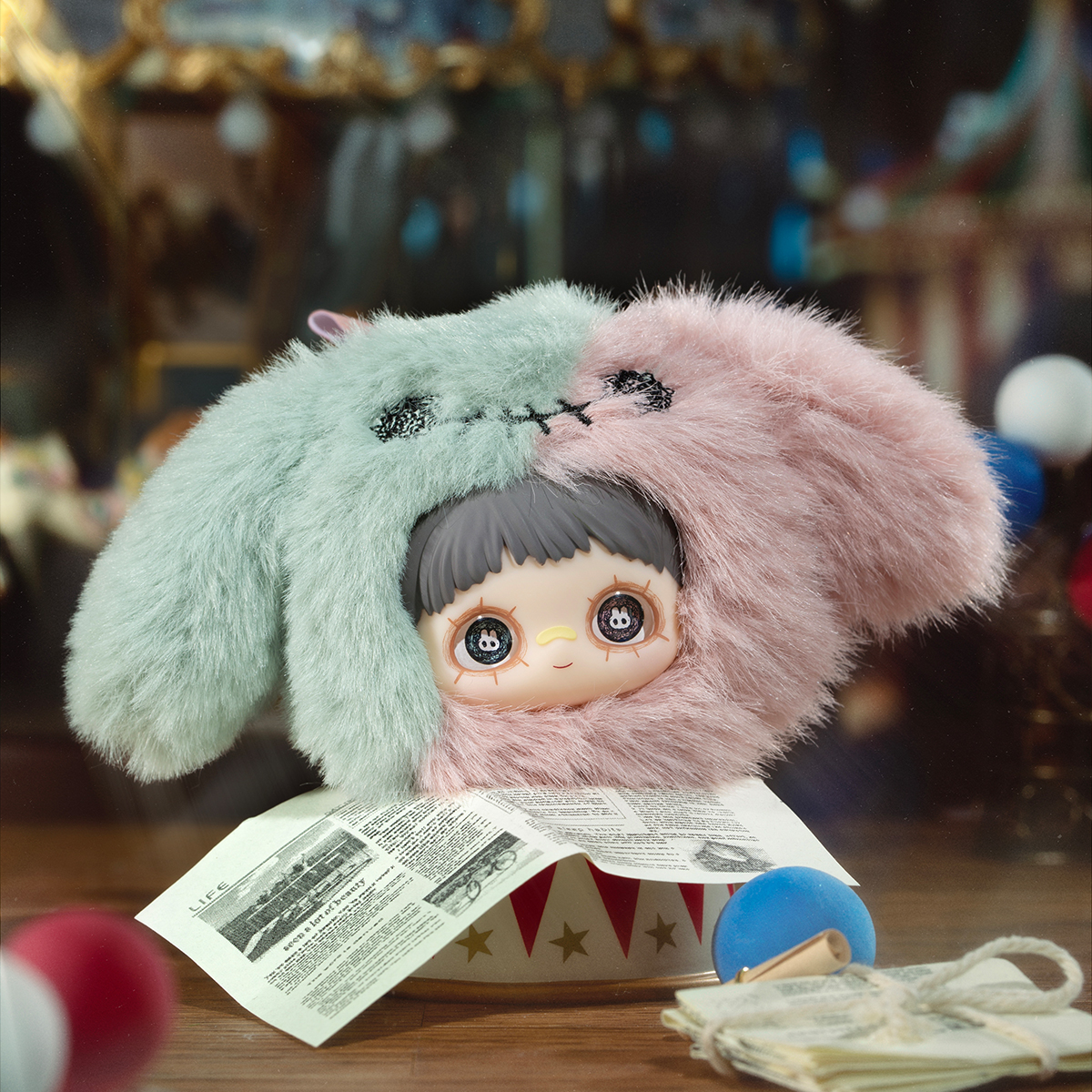 М'яка іграшка POP TOP Hi TOY – MayMei Шалений цирк – Кільце – Кольорова — превʼю 13