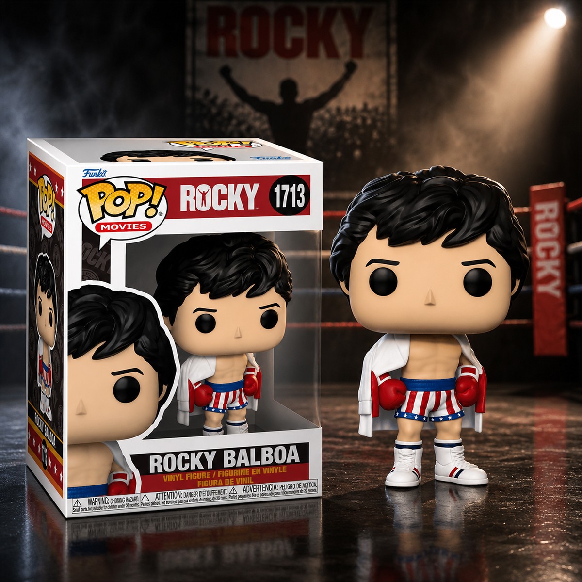 Фігурка Роккі Бальбоа (Rocky Balboa) — Funko Pop — Роккі 4 Rocky IV — превʼю 3