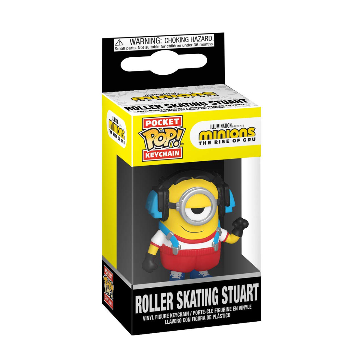 Колекційна ігрова фігурка Minions Stewart - Funko POP на кліпсі Жовтий — превʼю 1