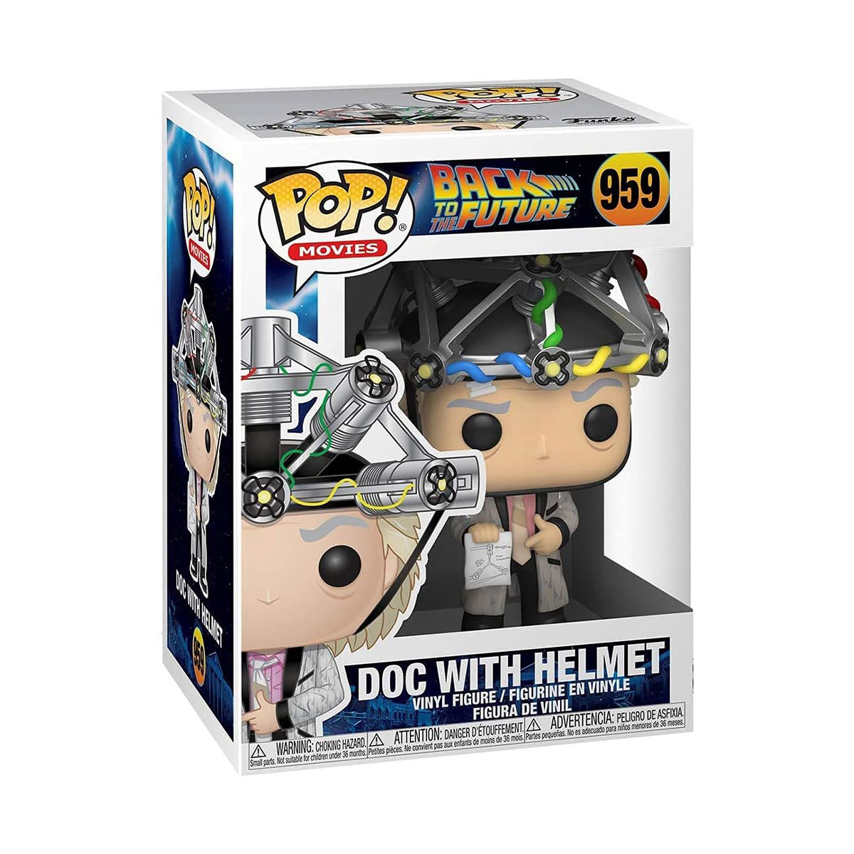 Колекційна ігрова фігурка Funko Pop Back to the Future - Doc with Helmet — превʼю 1