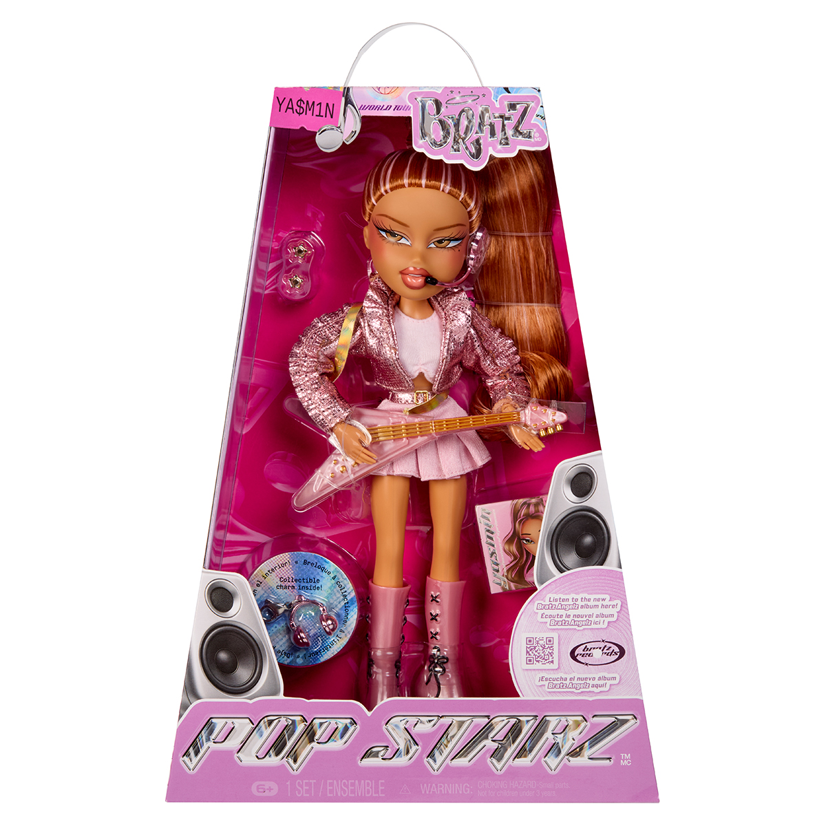 Лялька Bratz Pop Starz Ясмін 25 років з музичними аксесуарами — превʼю 4