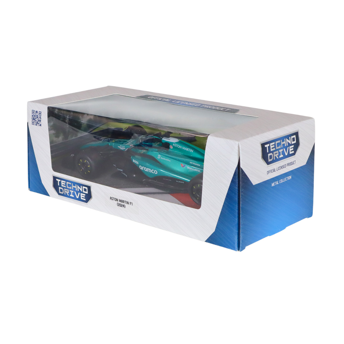 Автомодель Techno Drive Aston Martin F1 2024 металева 1:24 Бірюзова — превʼю 4