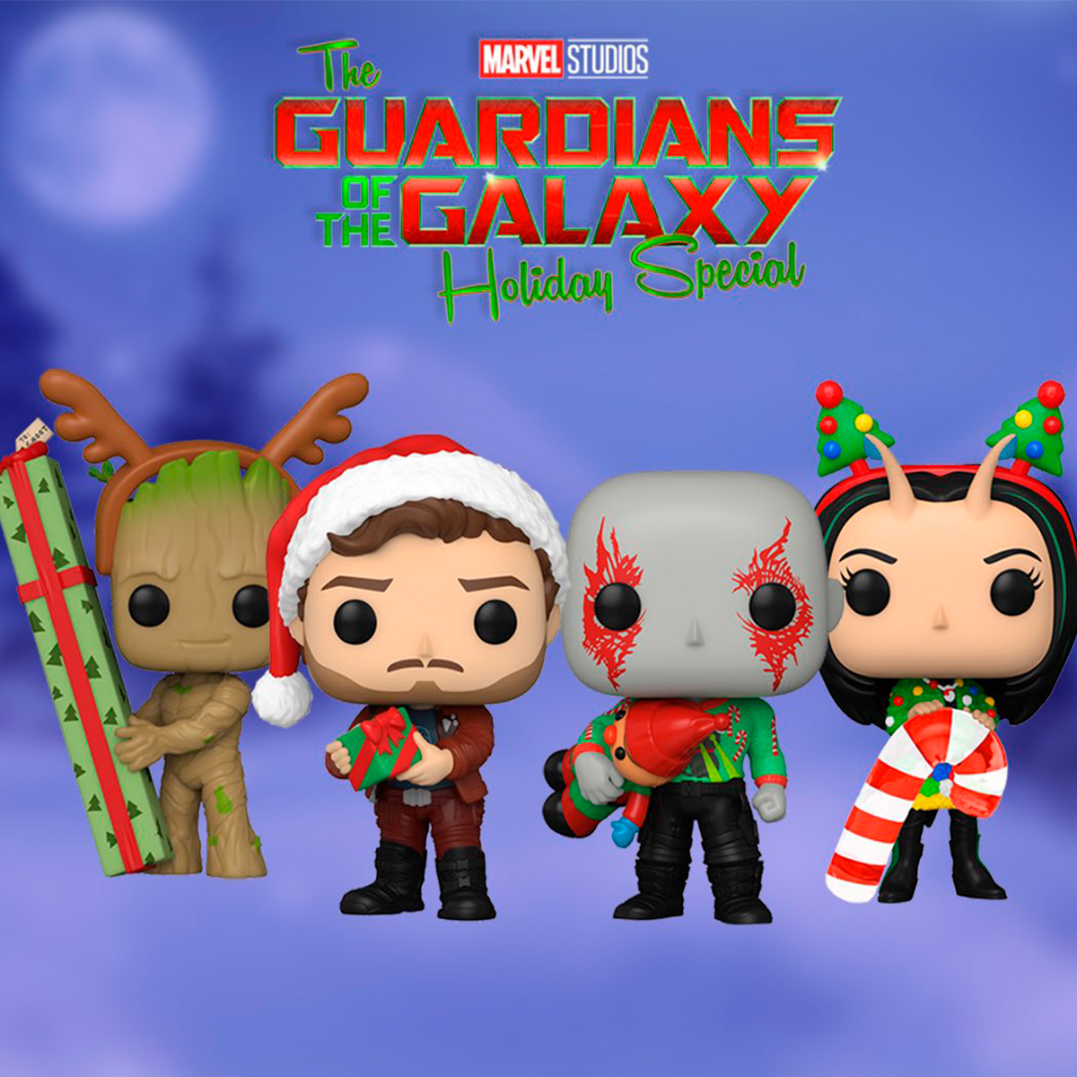 Ігрова колекційна фігурка Funko Pop Marvel Guardians Holiday Special - Drax — превʼю 3