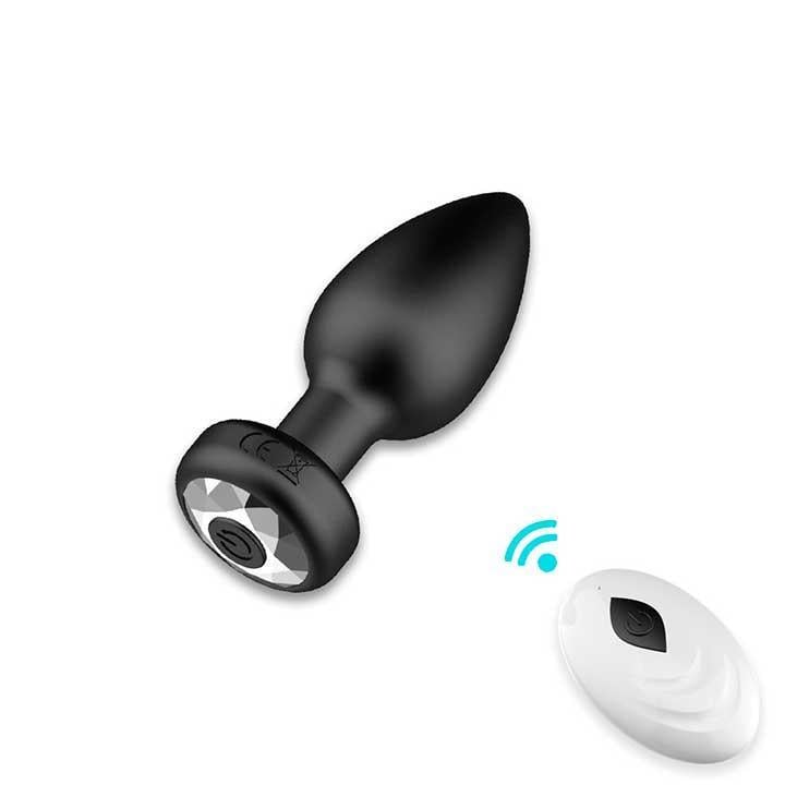 Смарт анальна пробка Magic Motion Equinox USB 9 см з Д/К Чорний