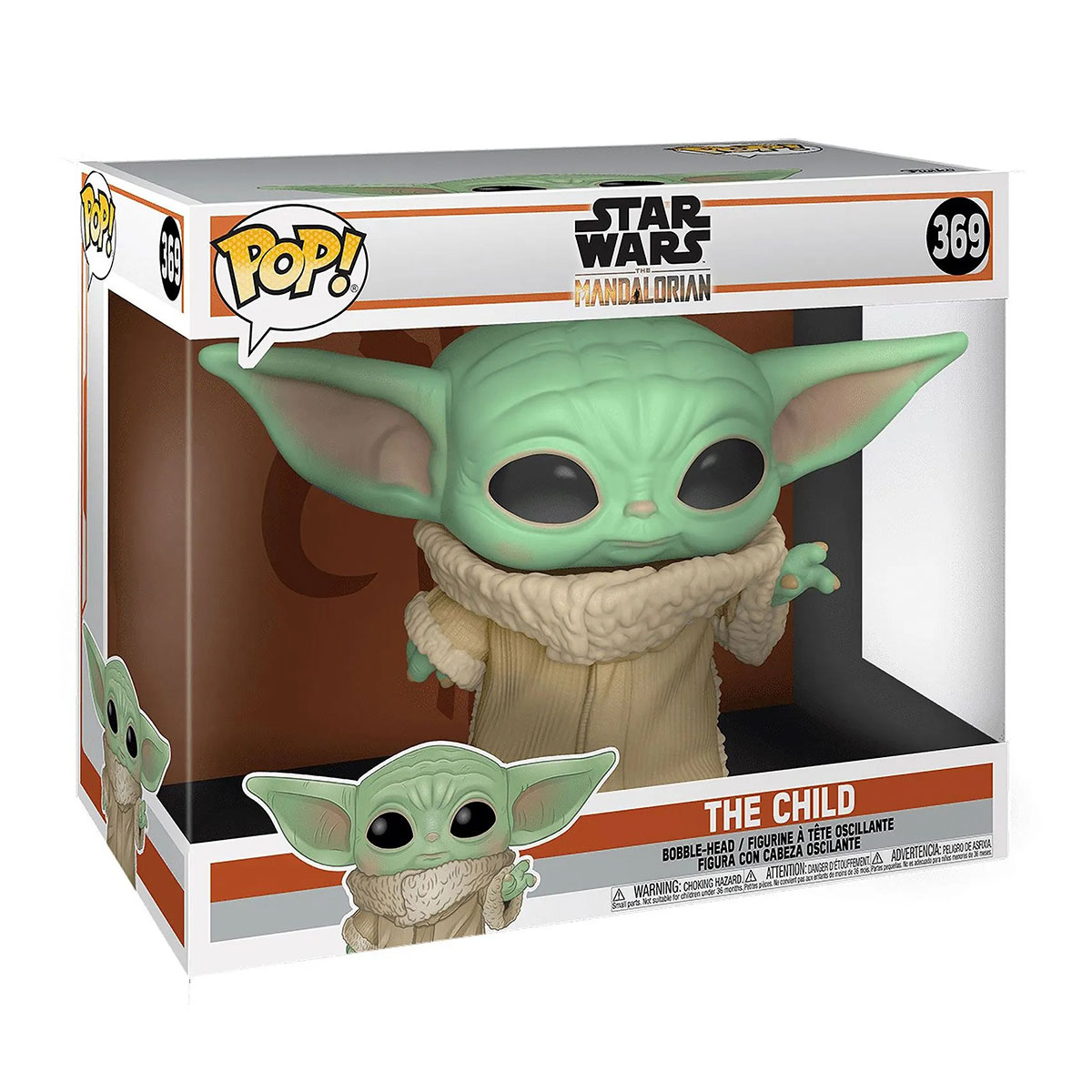 Колекційна ігрова фігурка The Mandalorian - Малюк Baby Yoda Funko Зелений — превʼю 5