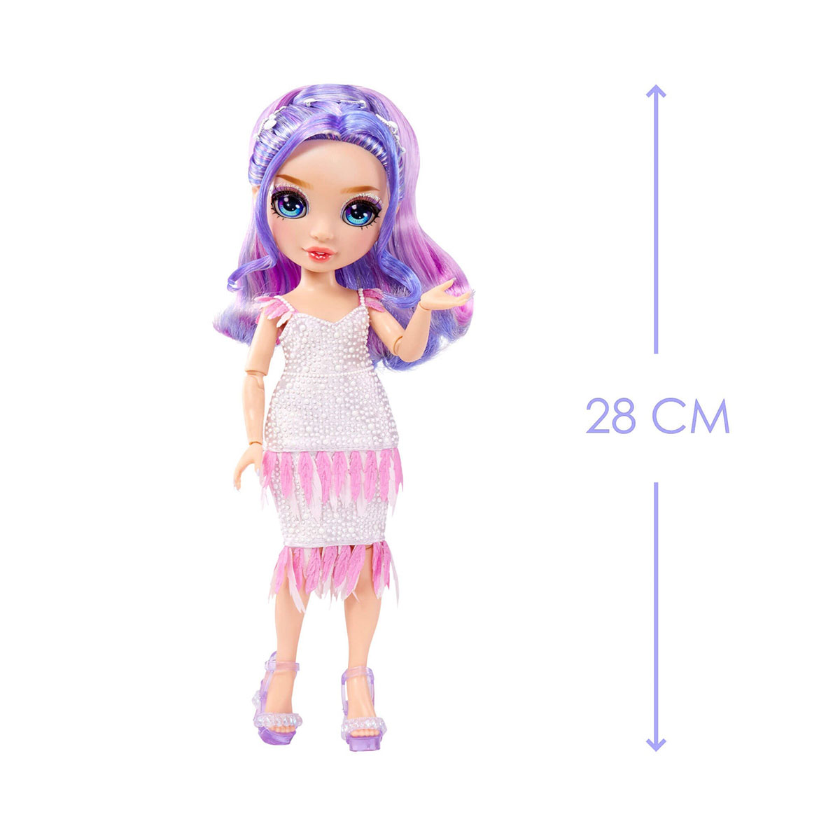 Лялька Rainbow High серії Fantastic Fashion – Віолетта (з акс.) — превʼю 2