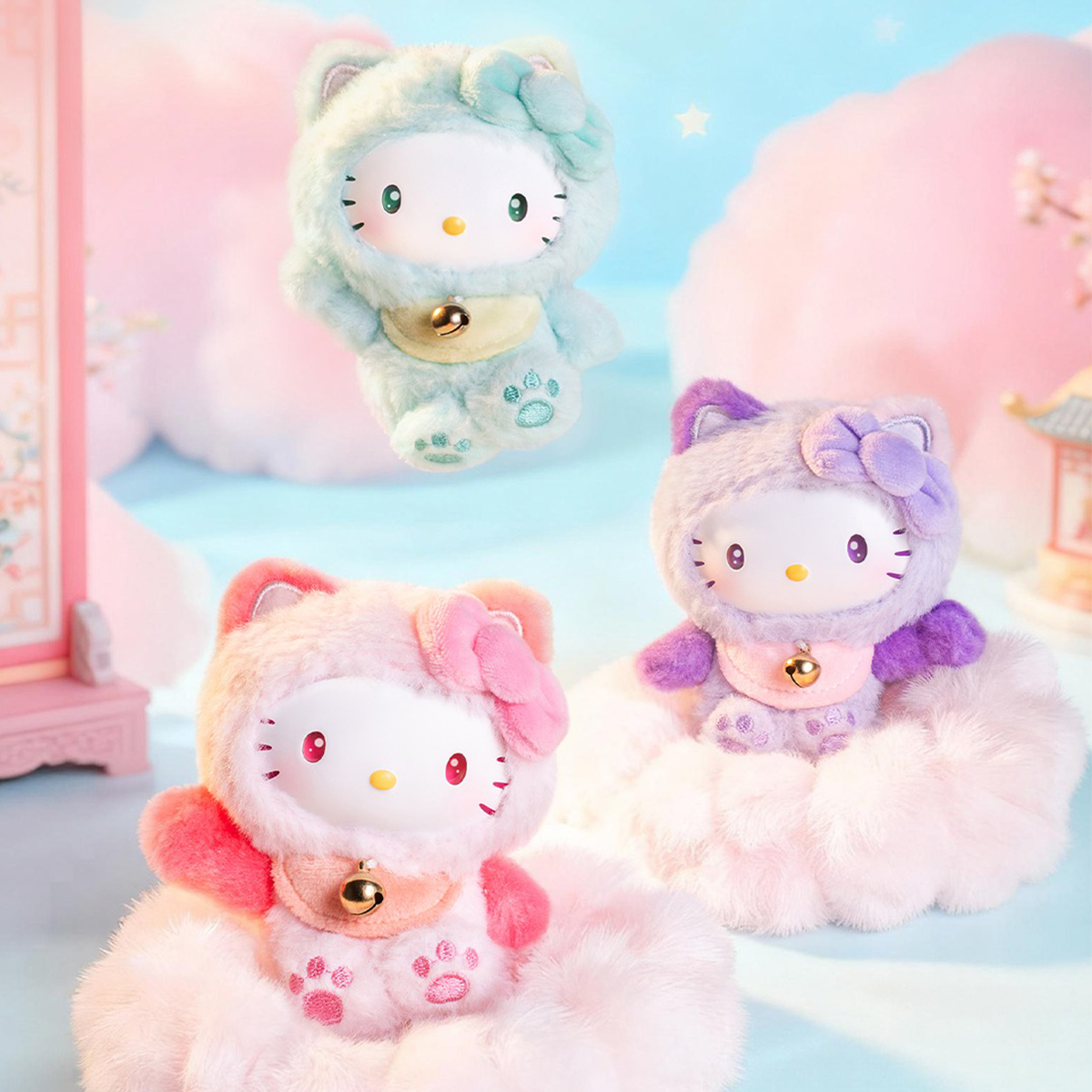 М'яка іграшка Pop Top Hello Kitty (Hello Kitty) - Казкові бажання на кліпсі — превʼю 4