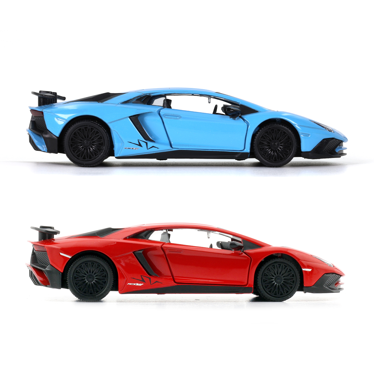 Автомодель Lamborghini Aventador Techno Drive металева 12 см Червона — превʼю 6