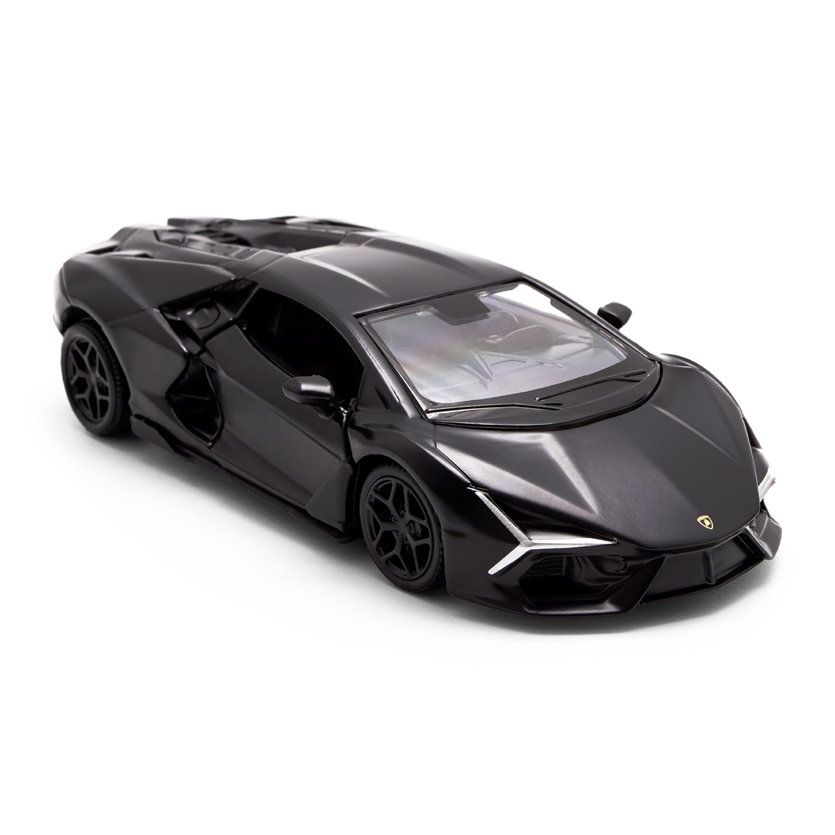 Автомодель Lamborghini Revuelto Techno Drive металева 1:39 Матова чорна — превʼю 13