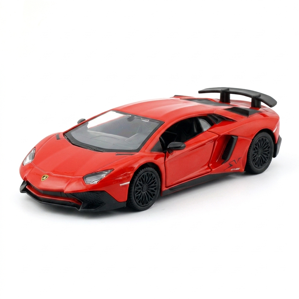 Автомодель Lamborghini Aventador Techno Drive металева 12 см Червона