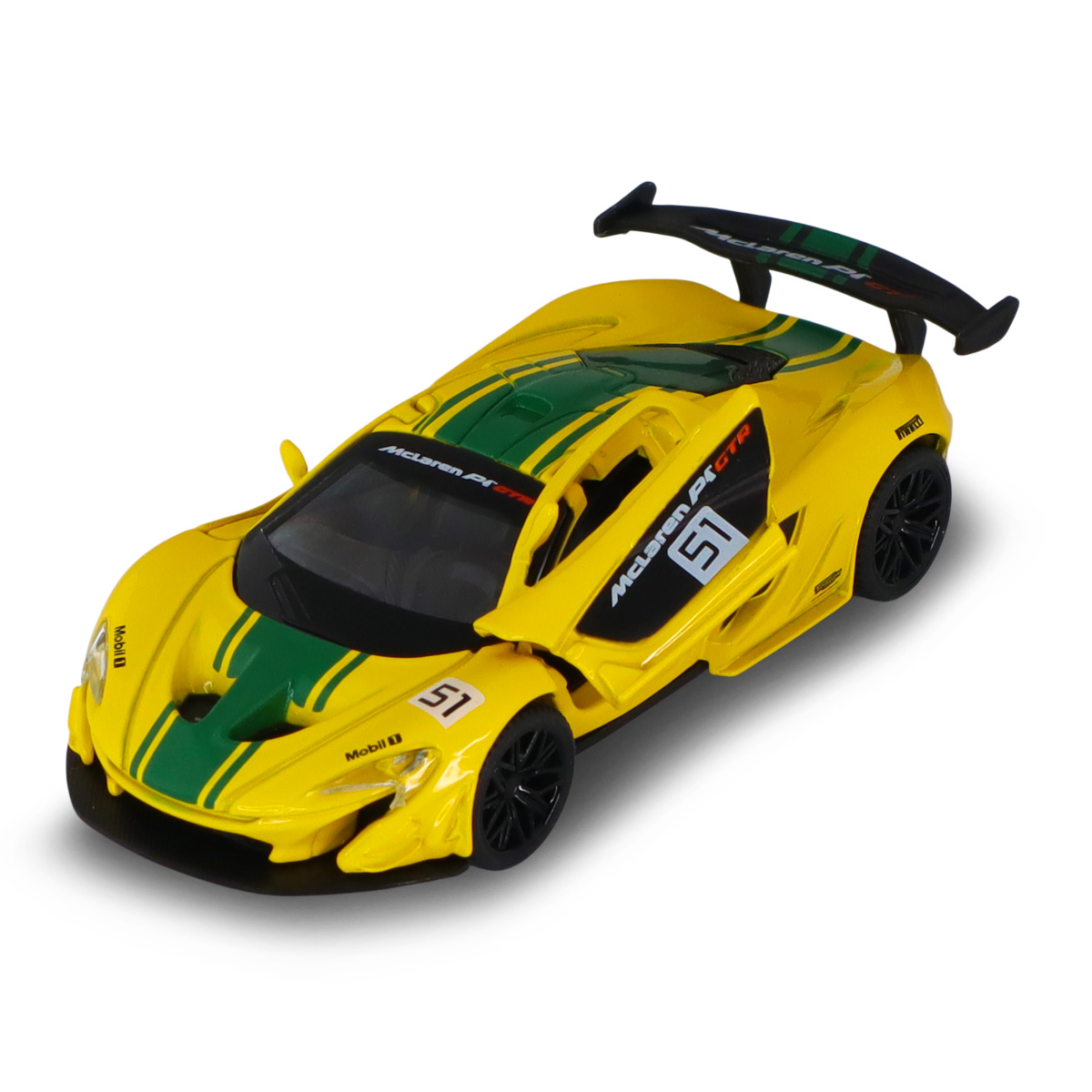 Автомодель Techno Drive McLaren P1 металева 1:43 Жовта — превʼю 15