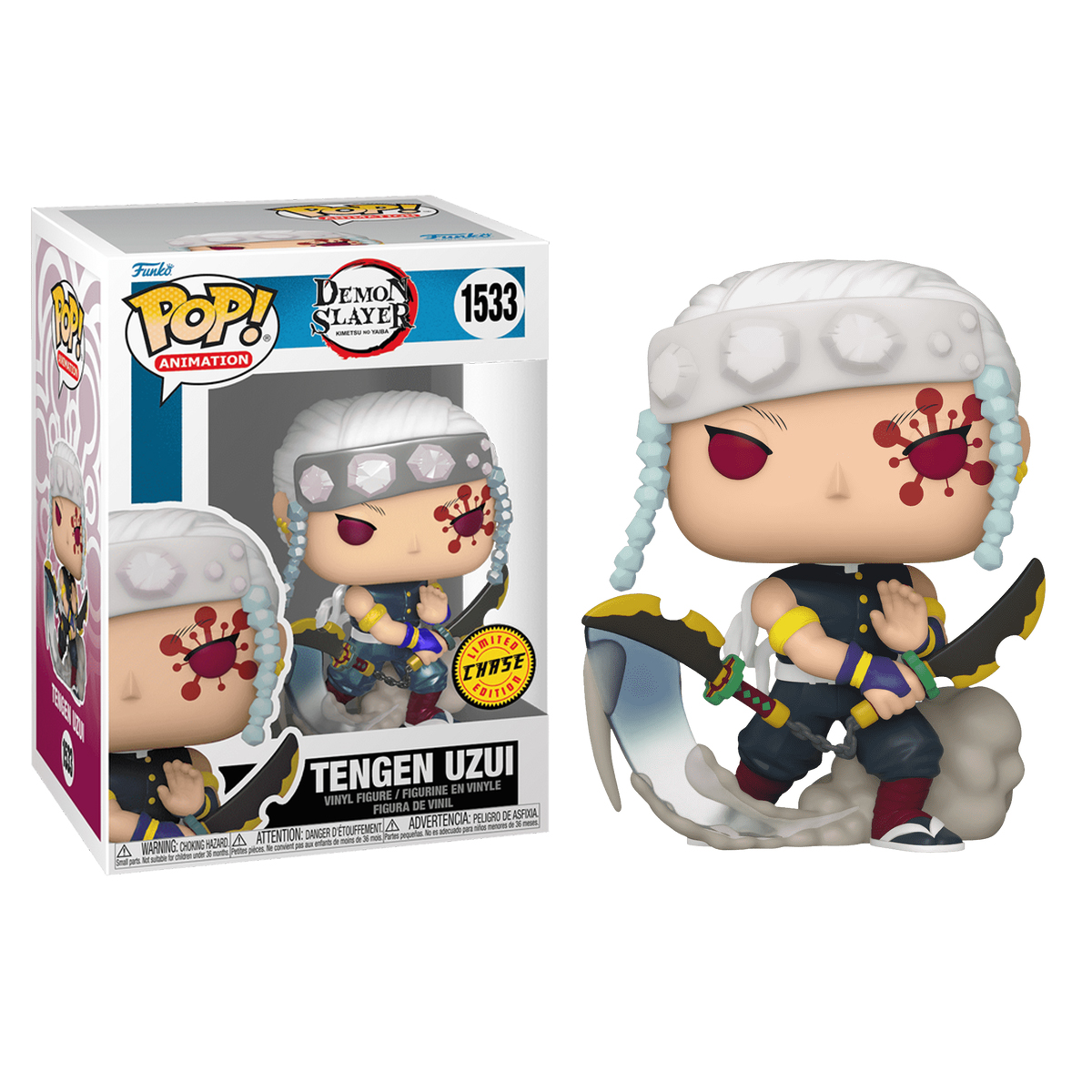 Колекційна фігурка аніме Demon Slayer - Tengen Funko POP Багатоколірна — превʼю 3