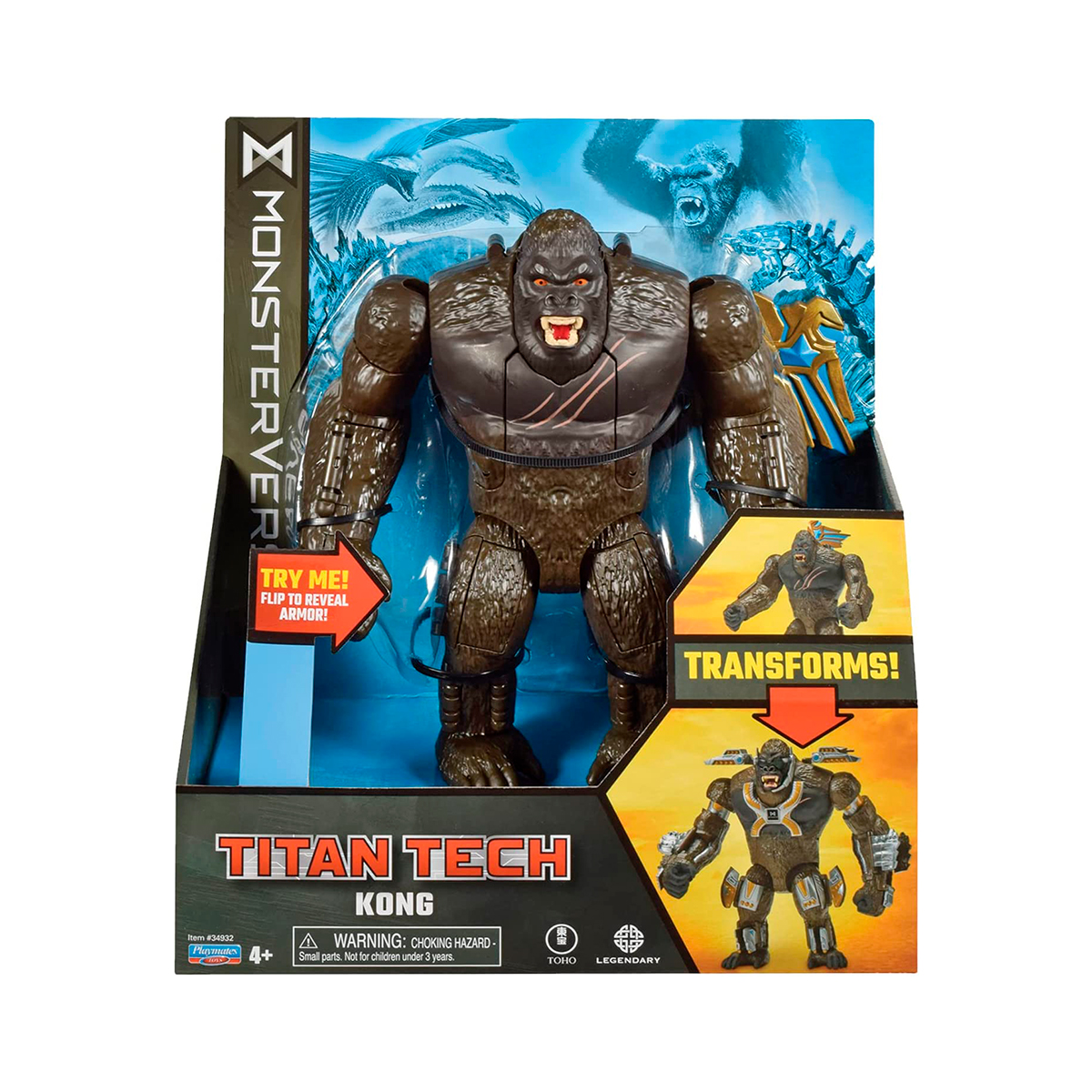 Фігурка Godzilla vs Kong Titan Tech Конг 20 см з аксесуарами — превʼю 8