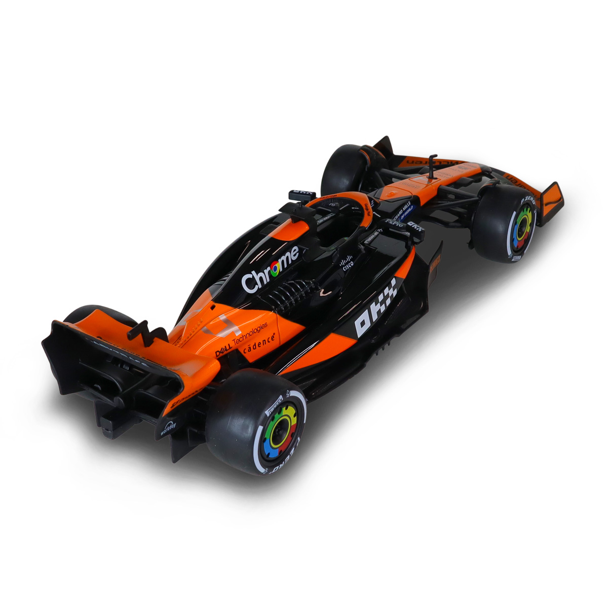 Колекційна автомодель McLaren F1 2024 Techno Drive 1:18 металева Помаранчева — превʼю 12