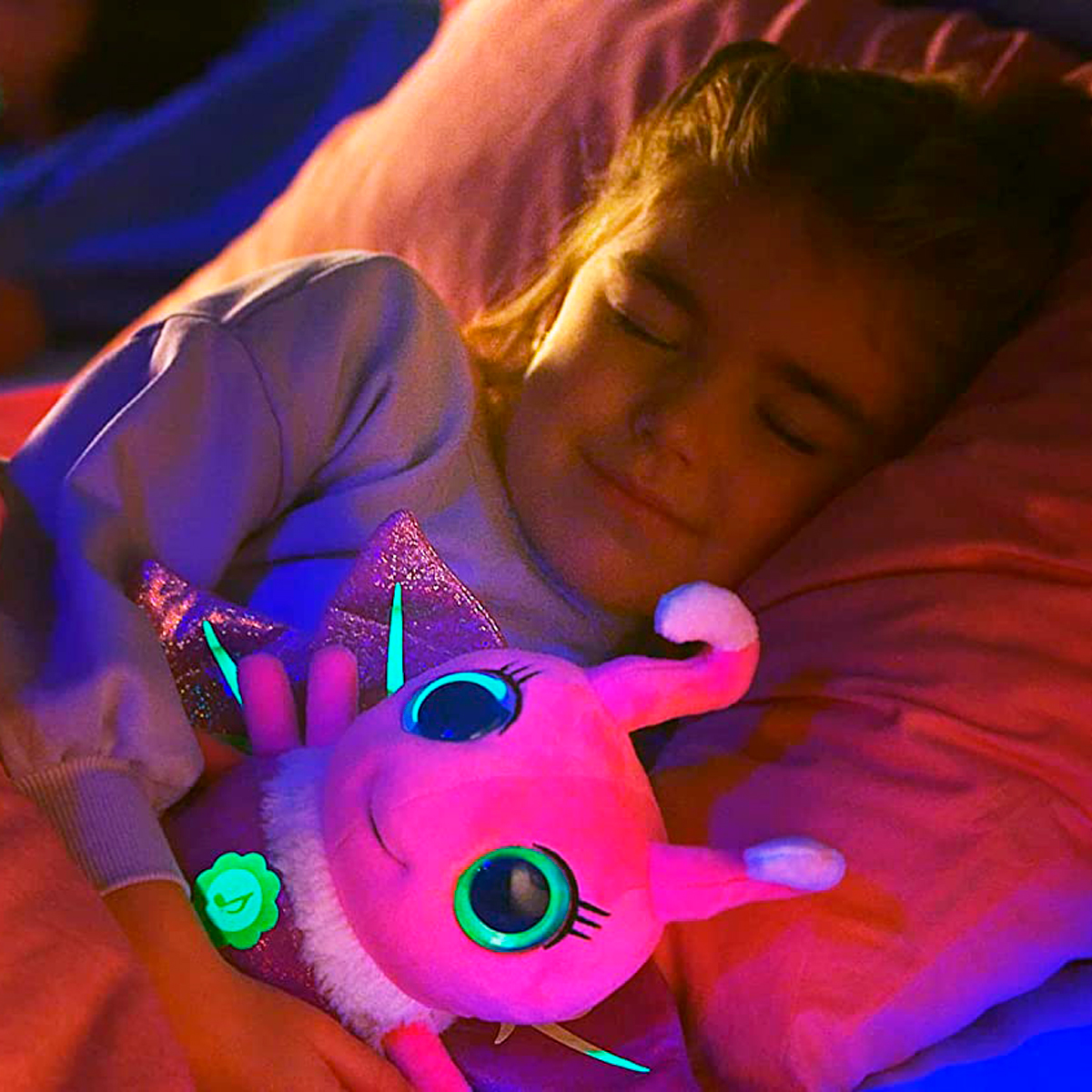 М'яка іграшка Glowies – Рожевий світлячок Pink Firefly – 15 см — превʼю 7