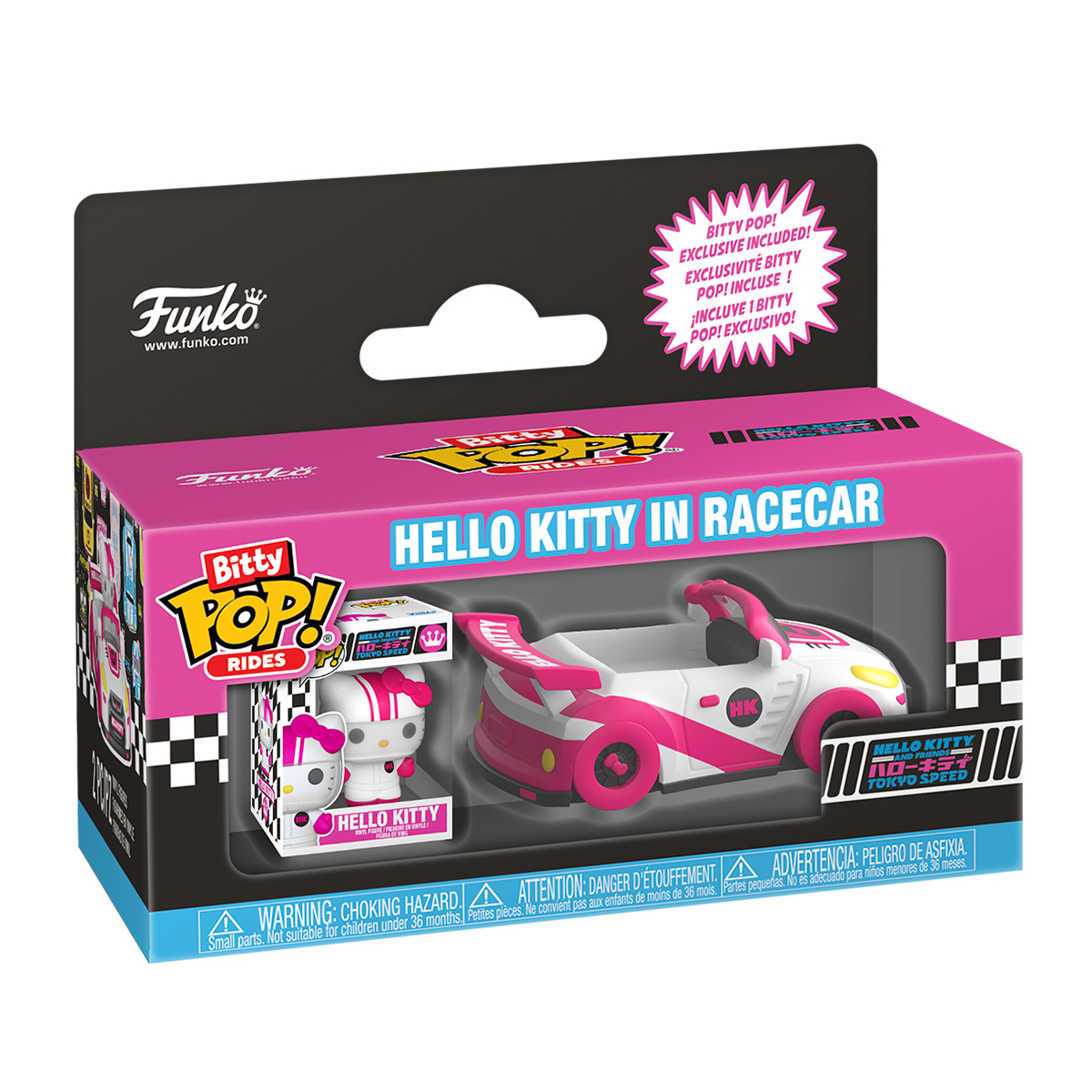 Фігурка Funko Bitty Pop Rides — Хелоу Кітті (Hello Kitty) — 3,7 см — превʼю 1