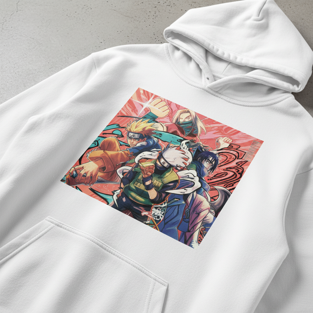 Худі Наруто (Naruto) M біла (28448)