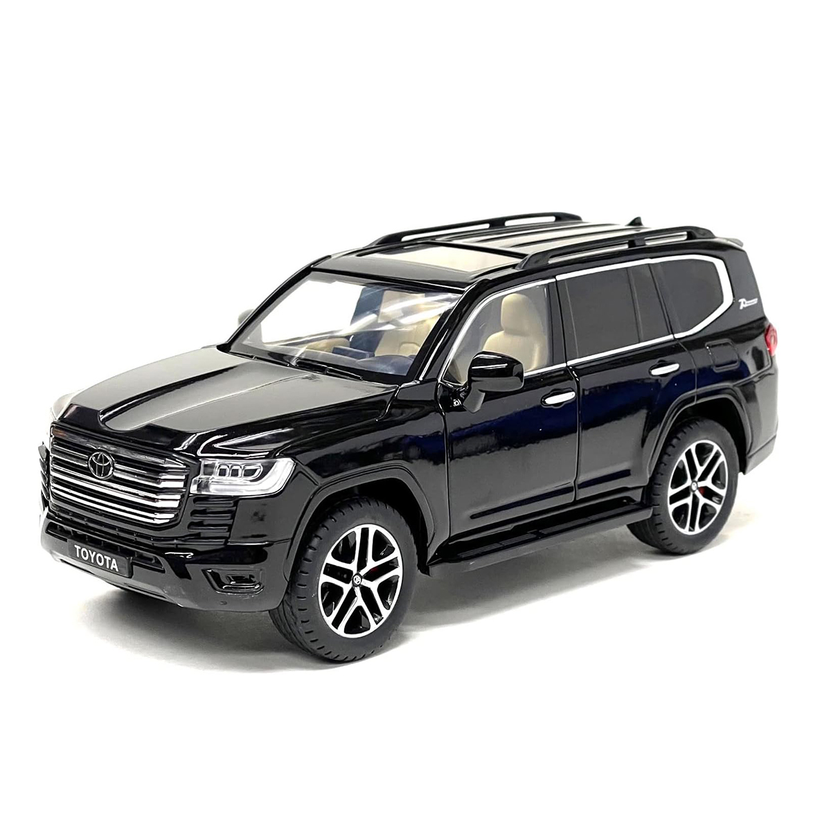 Автомодель Toyota Land Cruiser Techno Drive 1:24 металева Чорна