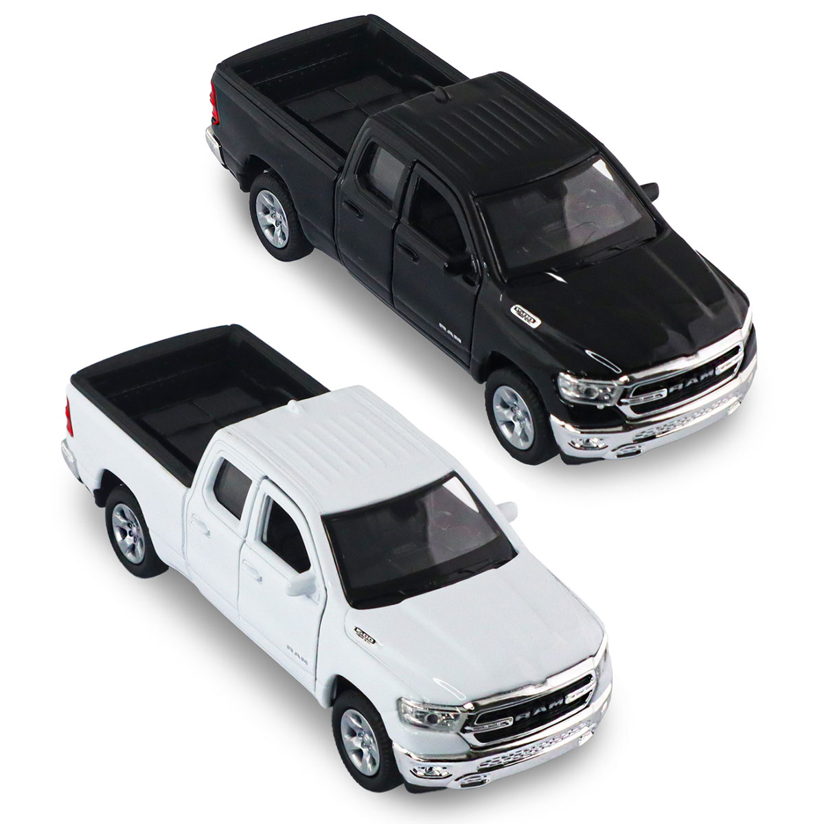 Автомодель RAM 1500 2019 Techno Drive металева 1:43 Біла — превʼю 13
