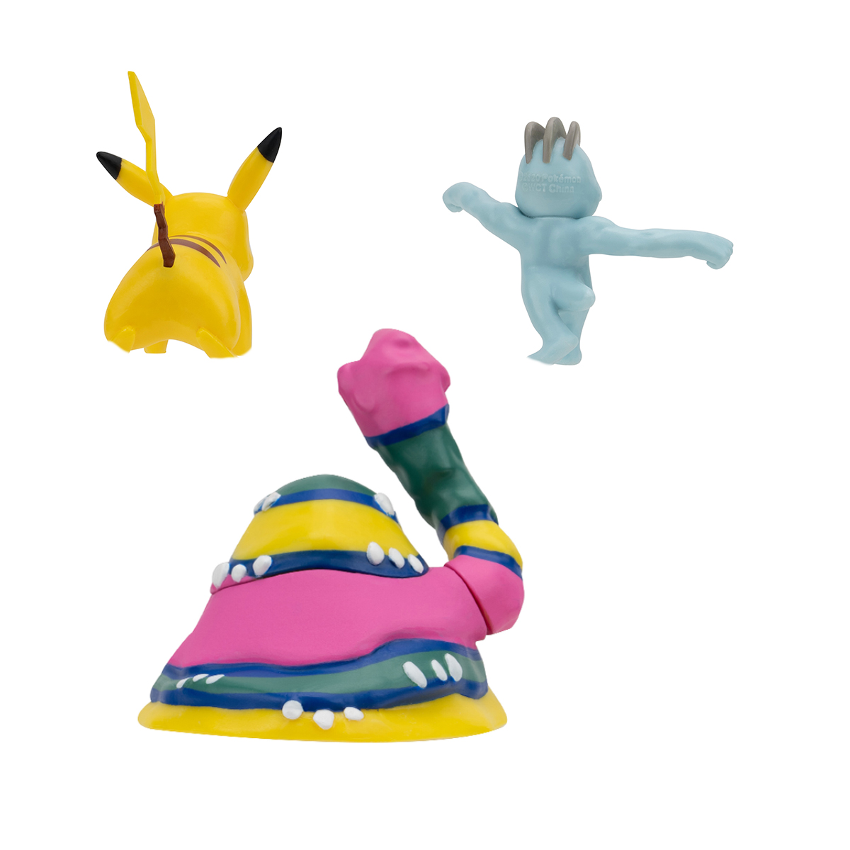 Набір ігрових фігурок Pokemon W19 - Мачоп Пікачу Алола Мак 3 шт — превʼю 4
