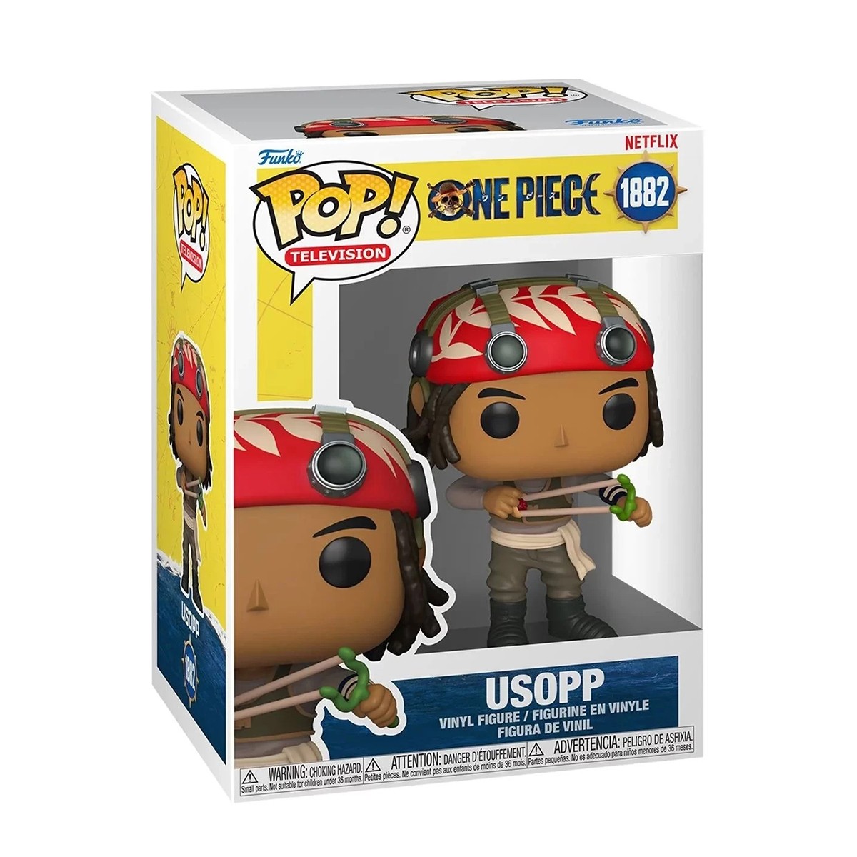 Колекційна фігурка Funko POP One Piece Ван Піс - Усопп Usopp аніме герої — превʼю 1