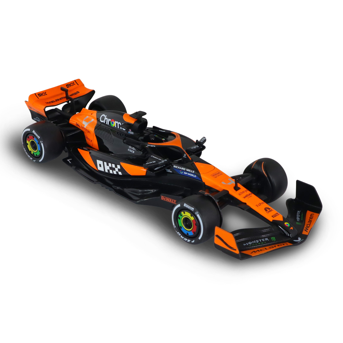 Автомодель McLaren F1 2024 Techno Drive 1:24 Помаранчева — превʼю 13