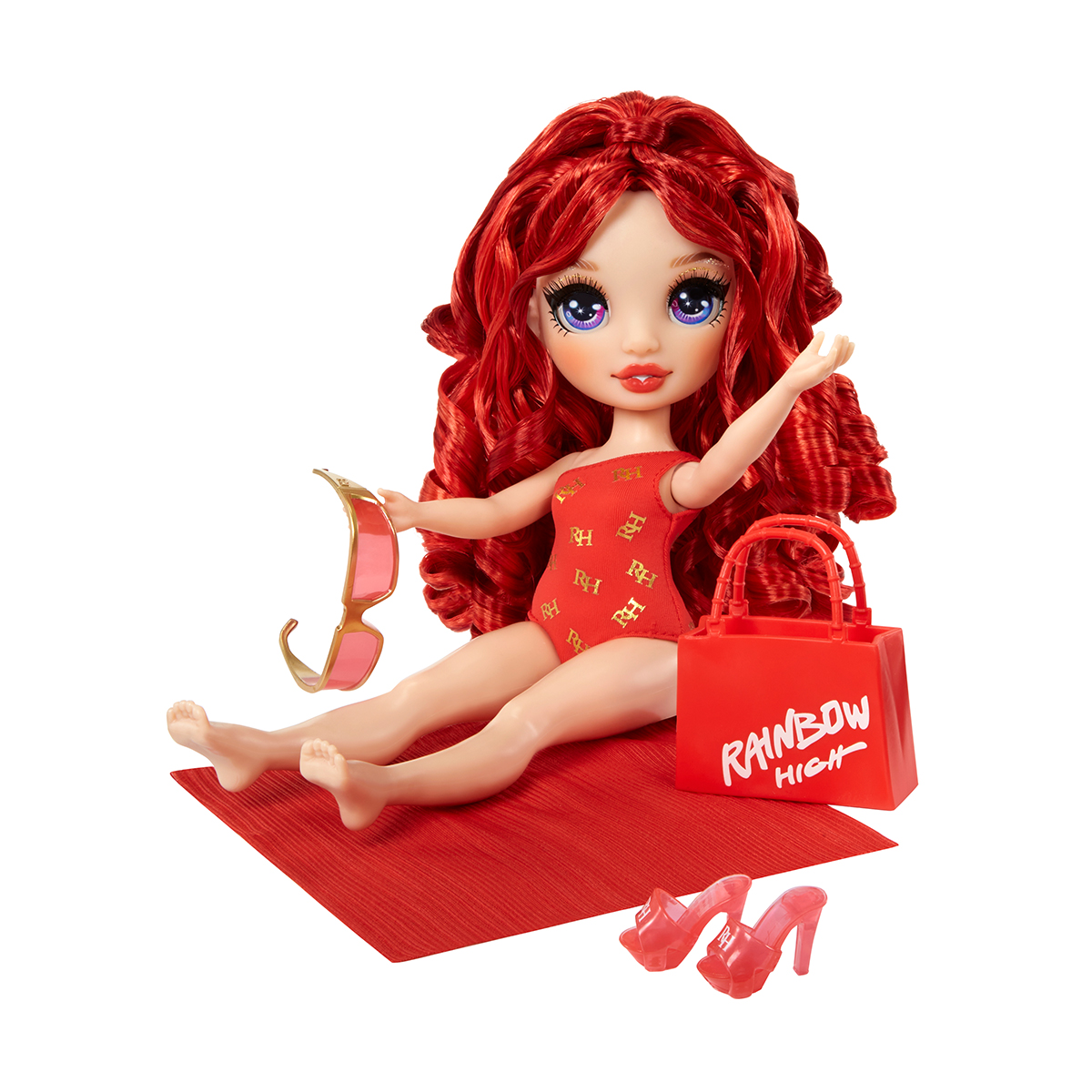 Лялька Rainbow High Swim & Style Рубі з аксесуарами — превʼю 6