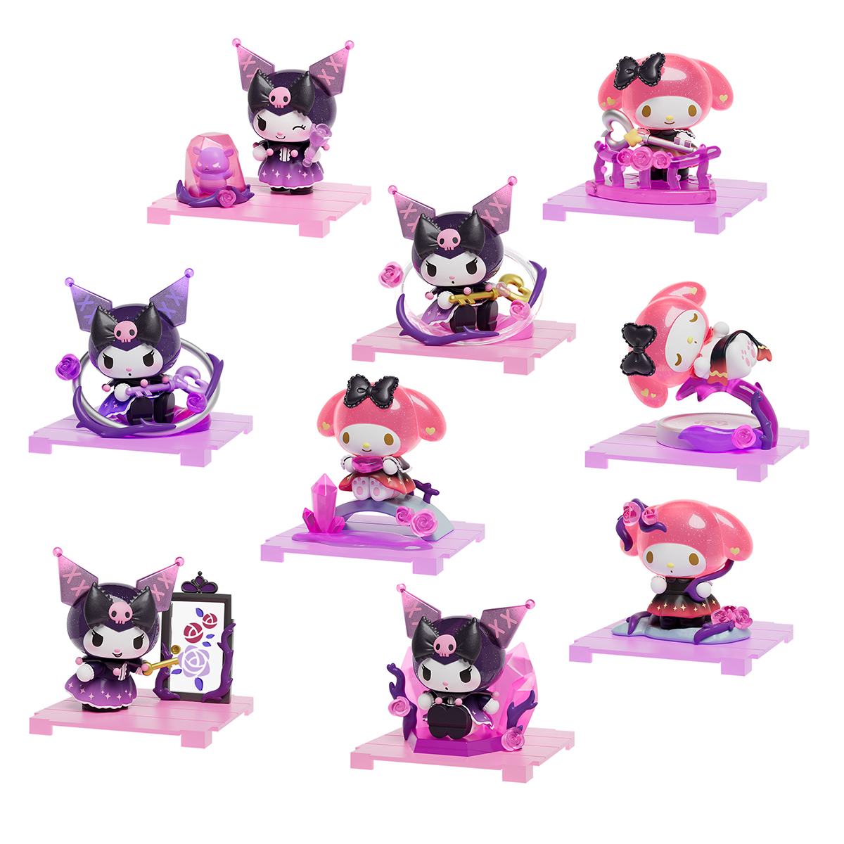 Фігурка-сюрприз Pop Top – Куромі (Kuromi) та Май Мелоді (My Melody) – 5 см — превʼю 3