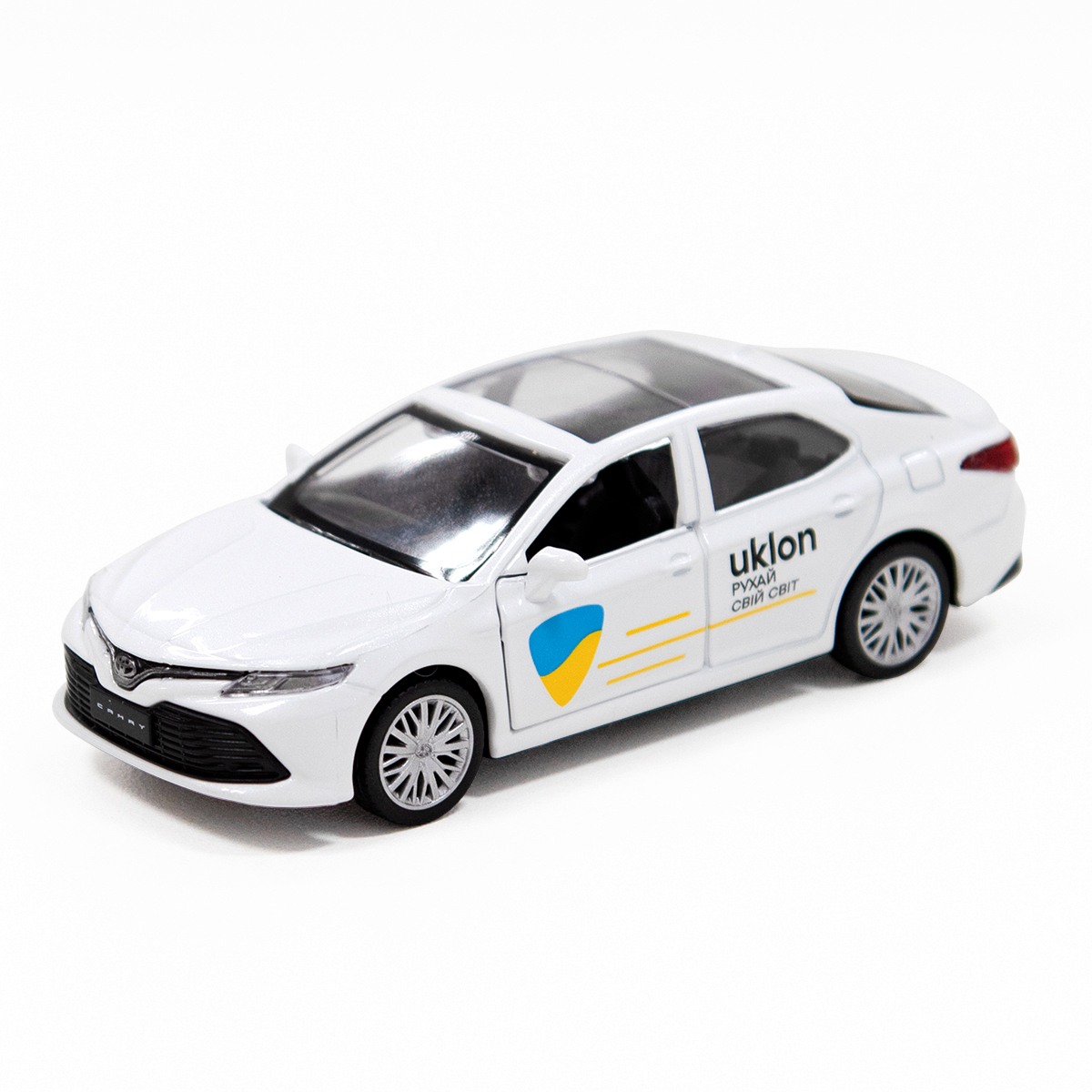 Автомодель TechnoDrive Toyota Camry Uklon металева Біла