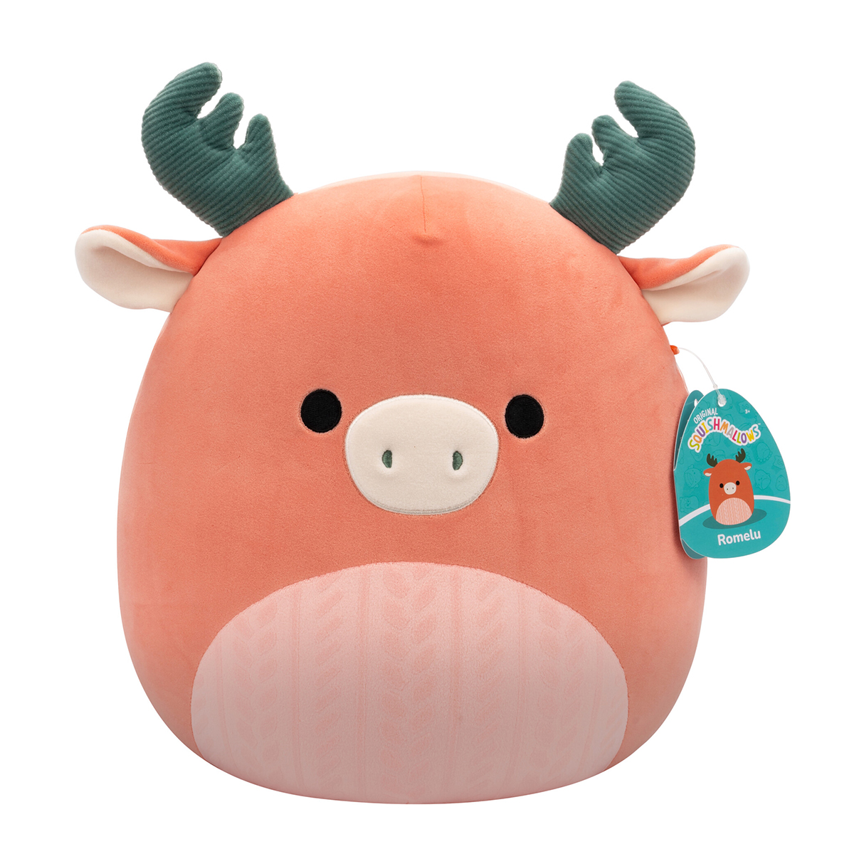 М'яка іграшка Squishmallows — Лось Ромелу (Romelu) — 30 см — превʼю 7