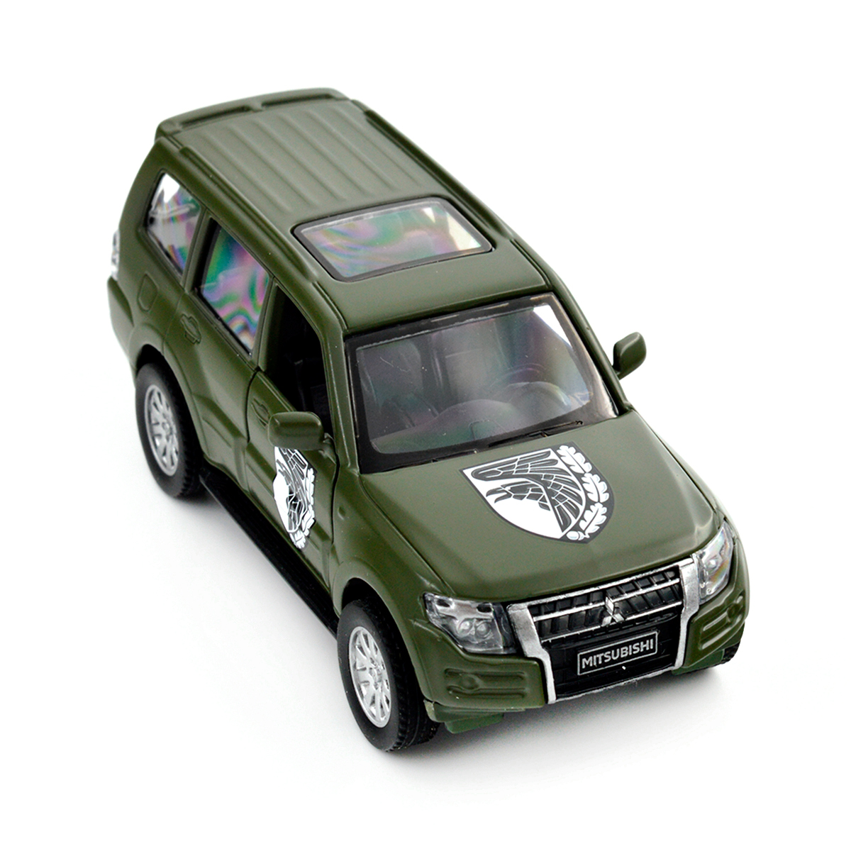 Колекційна автомодель TechnoDrive Mitsubishi Pajero 93 ОМБр Шеврони Героїв 1:42 — превʼю 14