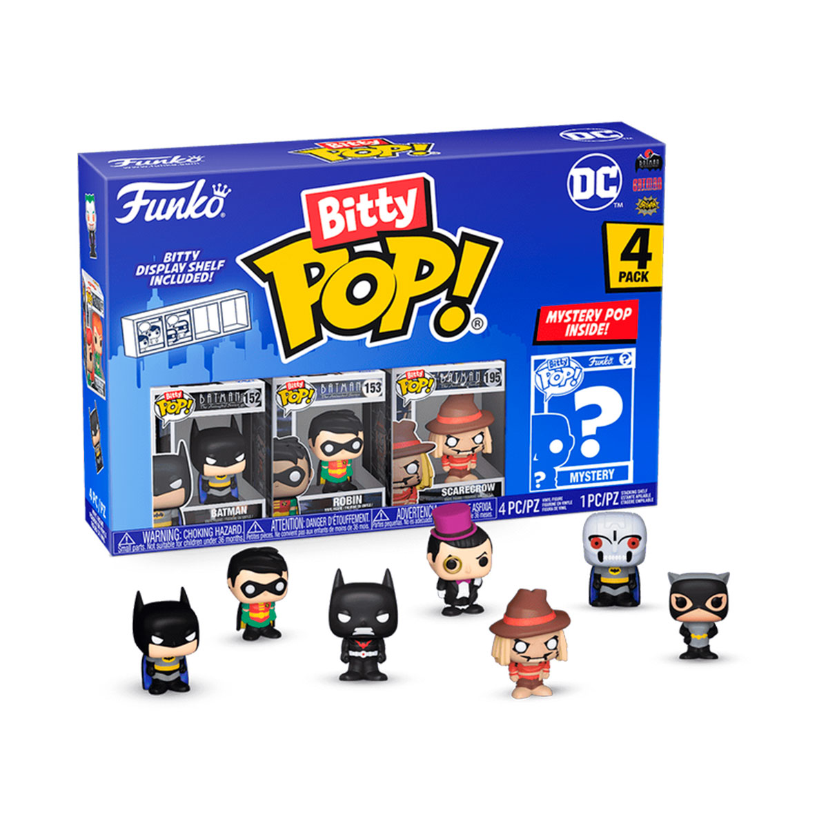 Фігурки Funko Bitty Pop — DC Comics — 2,5 см в асортименті — превʼю 1