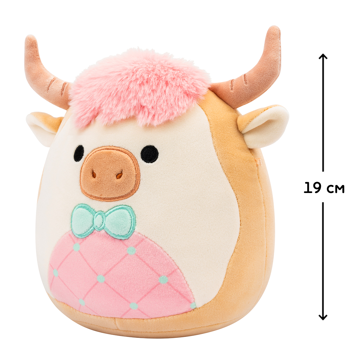 М'яка іграшка Squishmallows – Корівка Самсон (Samson) – 19 см — превʼю 2