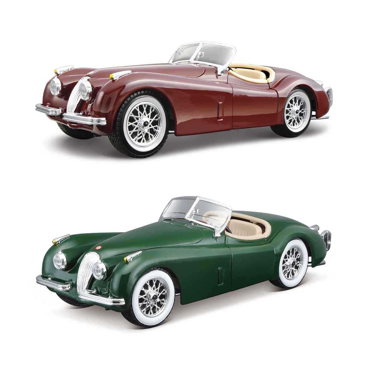 Колекційна автомодель Jaguar XK 120 1951 Bburago 1:24 металева — превʼю 1