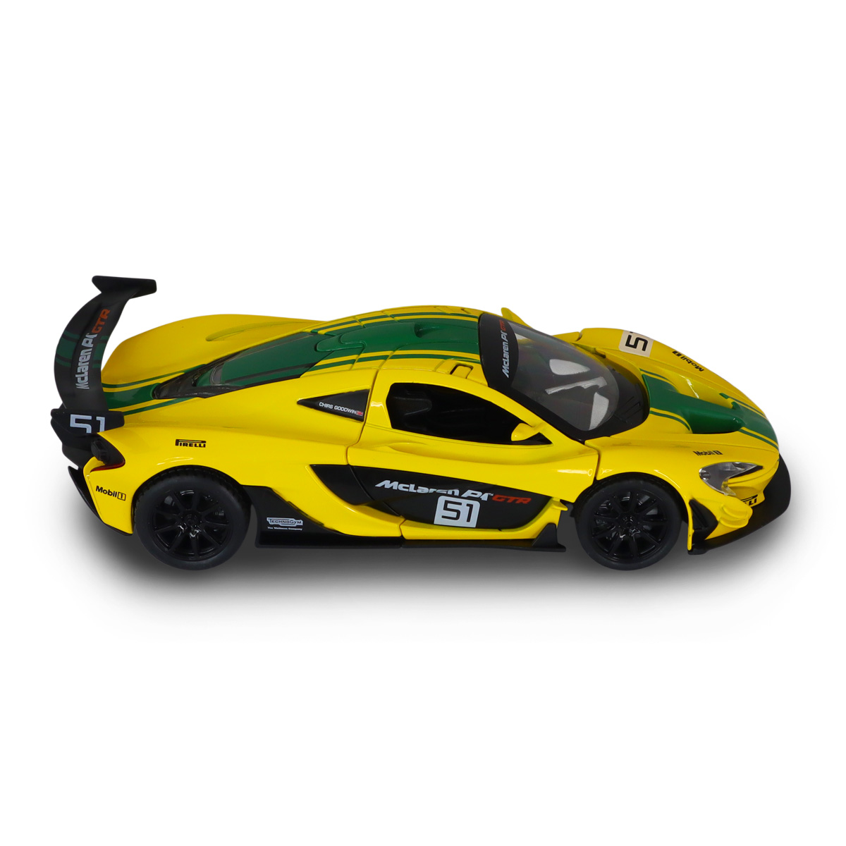 Автомодель McLaren P1 Techno Drive 1:24 Жовта — превʼю 12