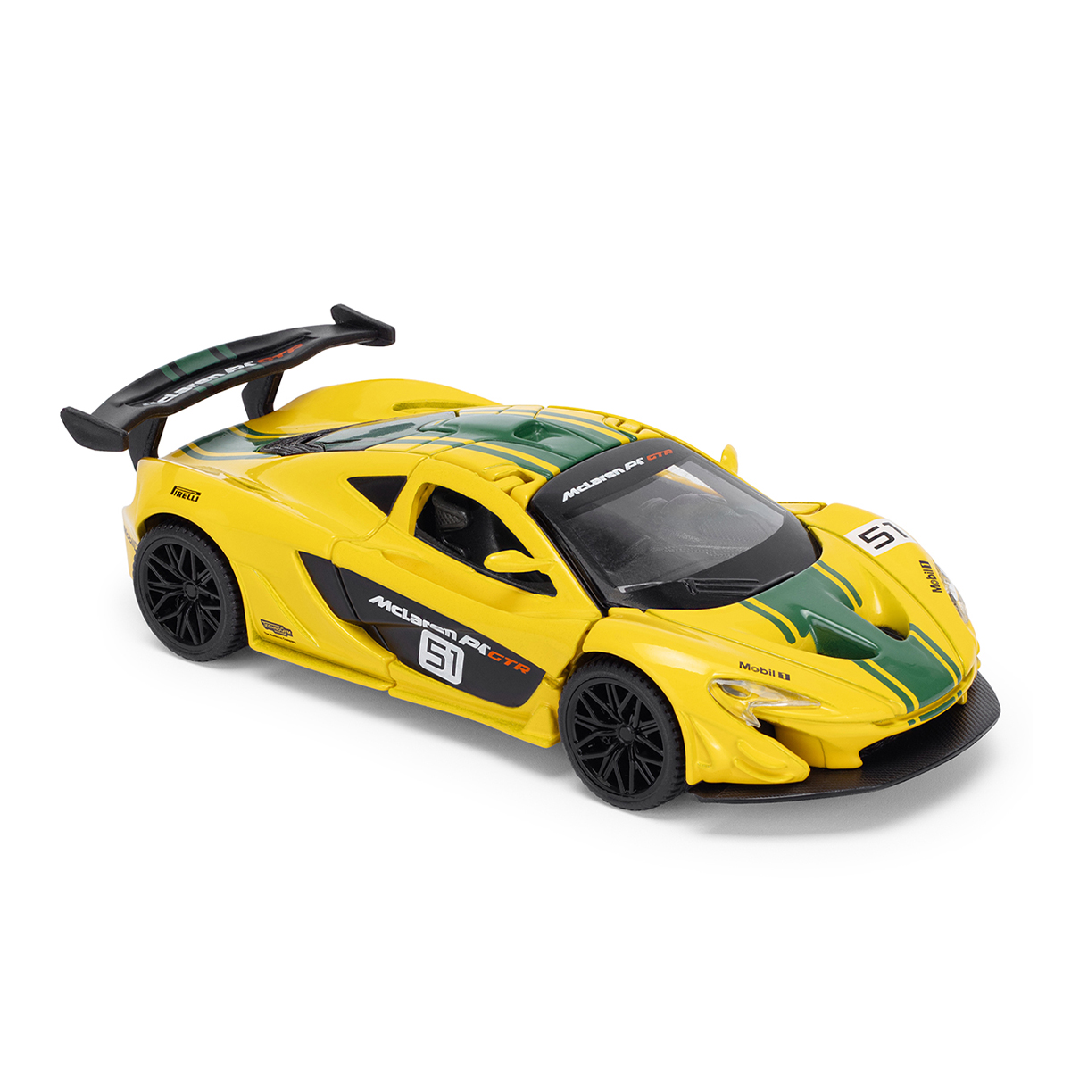 Автомодель Techno Drive McLaren P1 металева 1:43 Жовта — превʼю 8