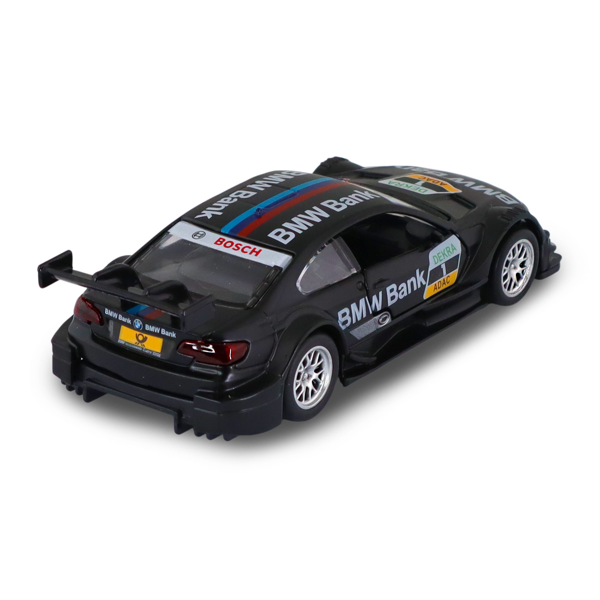 Автомодель BMW M3 DTM Techno Drive 1:42 Чорна металева — превʼю 11