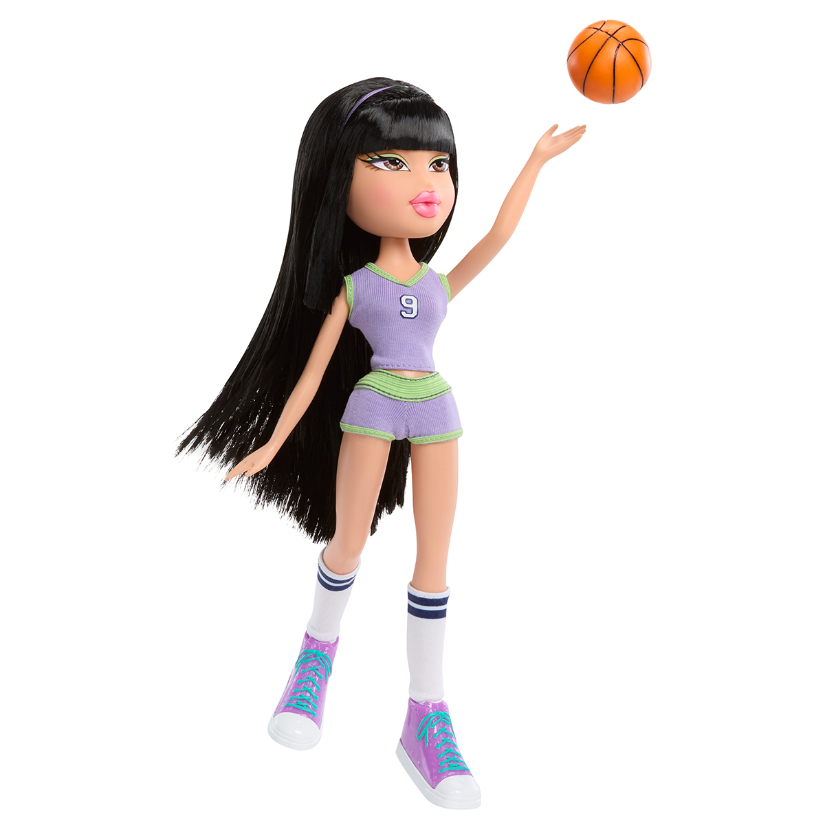 Ігровий набір баскетболістка Джейд Bratz Play Sportz 29 см чорне волосся — превʼю 3