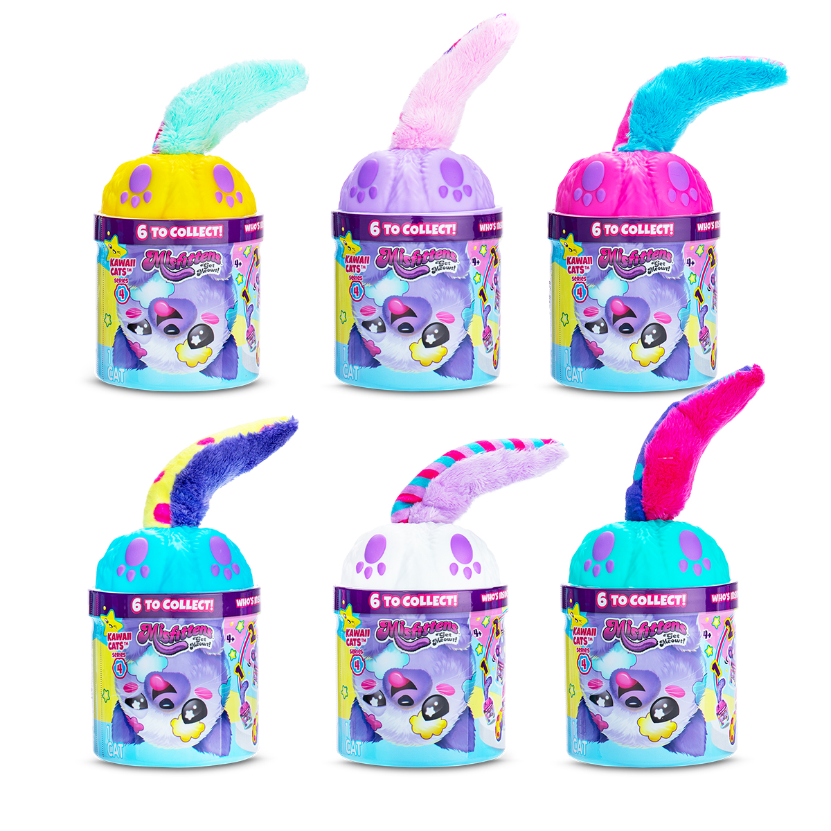 М’яка іграшка Misfittens Mini – Котик у банці (Cat in Jar) – 10 см — превʼю 4