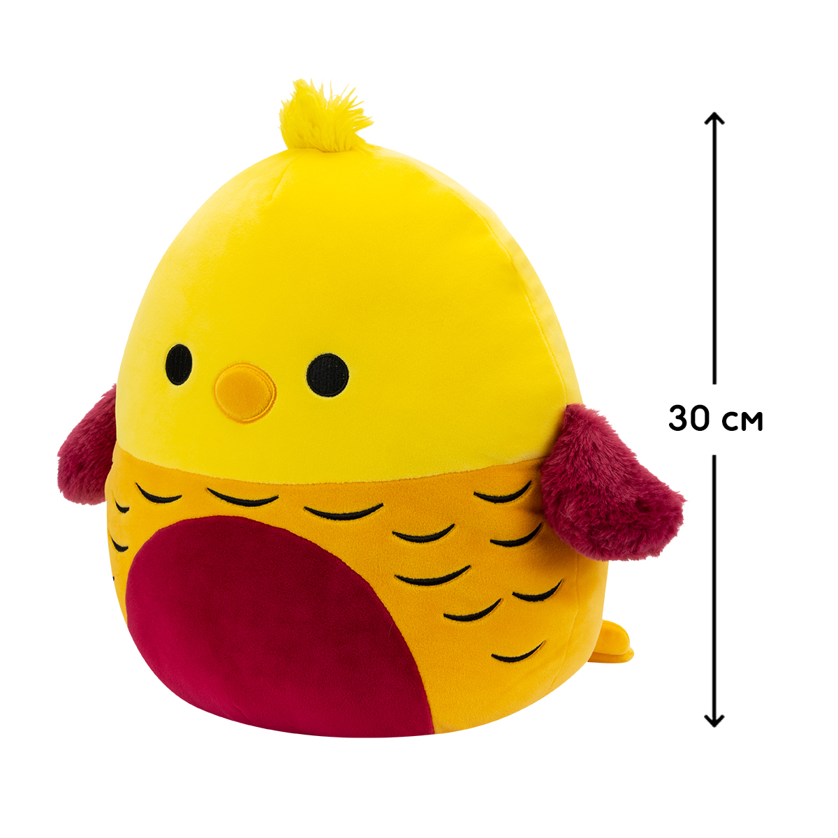М'яка іграшка Squishmallows – Фазан Бек (Pheasant Beck) – 30 см — превʼю 2