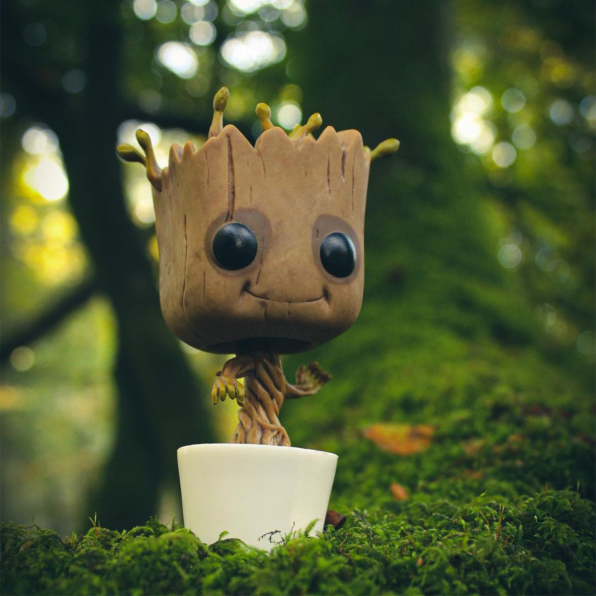 Фігурка Грут (Groot) — Funko Pop — Guardians of the Galaxy Marvel Коричневий — превʼю 6