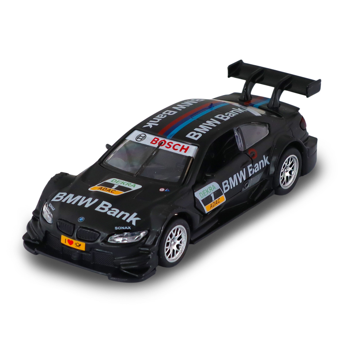 Автомодель BMW M3 DTM Techno Drive 1:42 Чорна металева