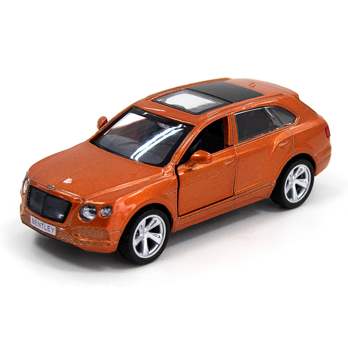 Автомодель Bentley Bentayga Techno Drive металева помаранчева — превʼю 1