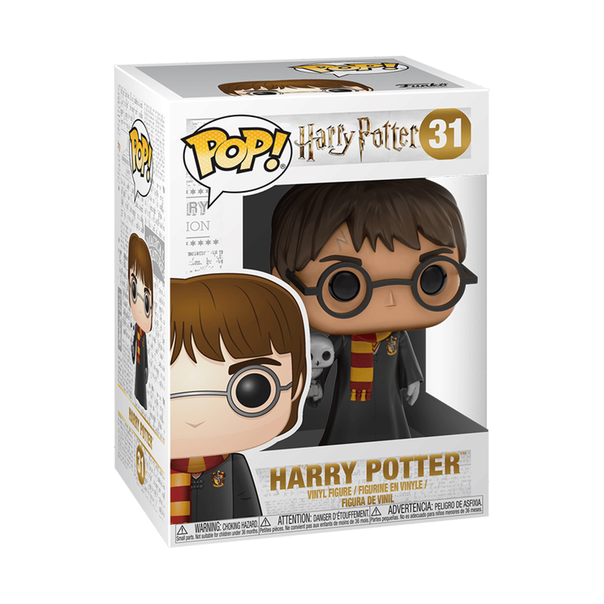 Колекційна ігрова фігурка Harry Potter-Гаррі Поттер з совою Funko POP Багатоколірний — превʼю 1