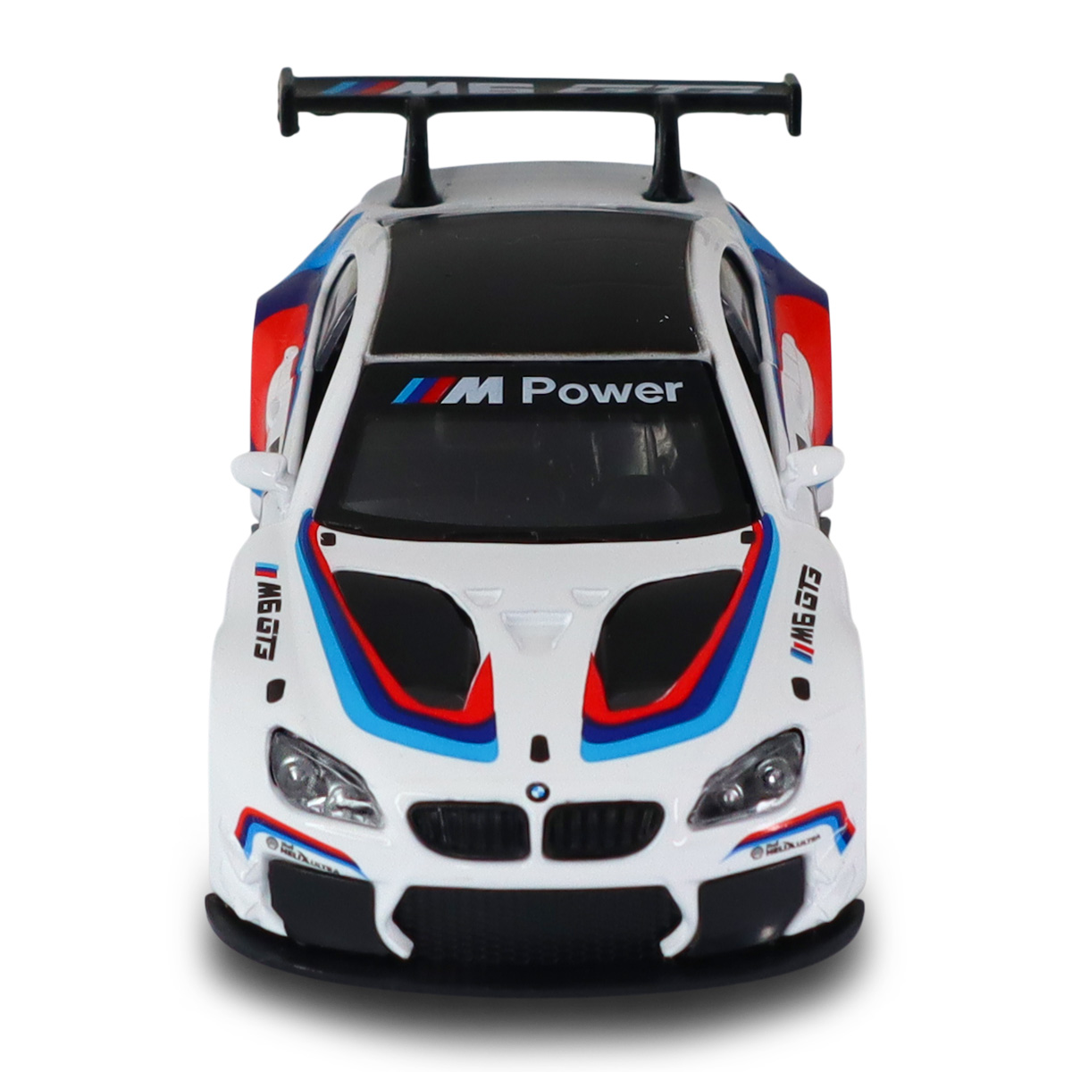 Автомодель BMW M6 GT3 Techno Drive металева 1:44 Біла — превʼю 14