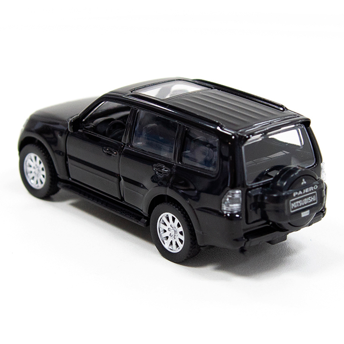 Автомодель Techno Drive Mitsubishi Pajero 4WD Turbo металева Чорна — превʼю 6