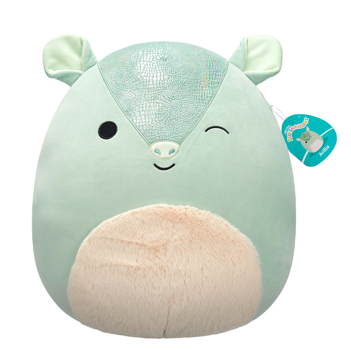 М'яка іграшка Squishmallows — Броненосець Арілла (Arilla) — 40 cm — превʼю 7