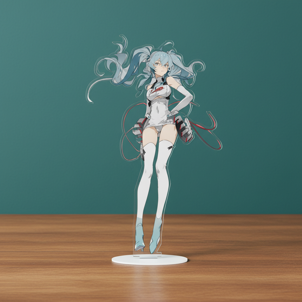 Акрилова фігурка Хацуне Міку Hatsune Miku Вокалоїд Vocaloid 150 x 50 мм — превʼю 2