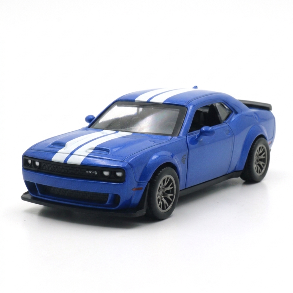 Автомодель Dodge Challenger SRT Jailbreak 2022 Techno Drive 1:44 Металева Синя